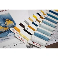 Luca-S Eastern Bluebirds Counted Cross Stitch Kit