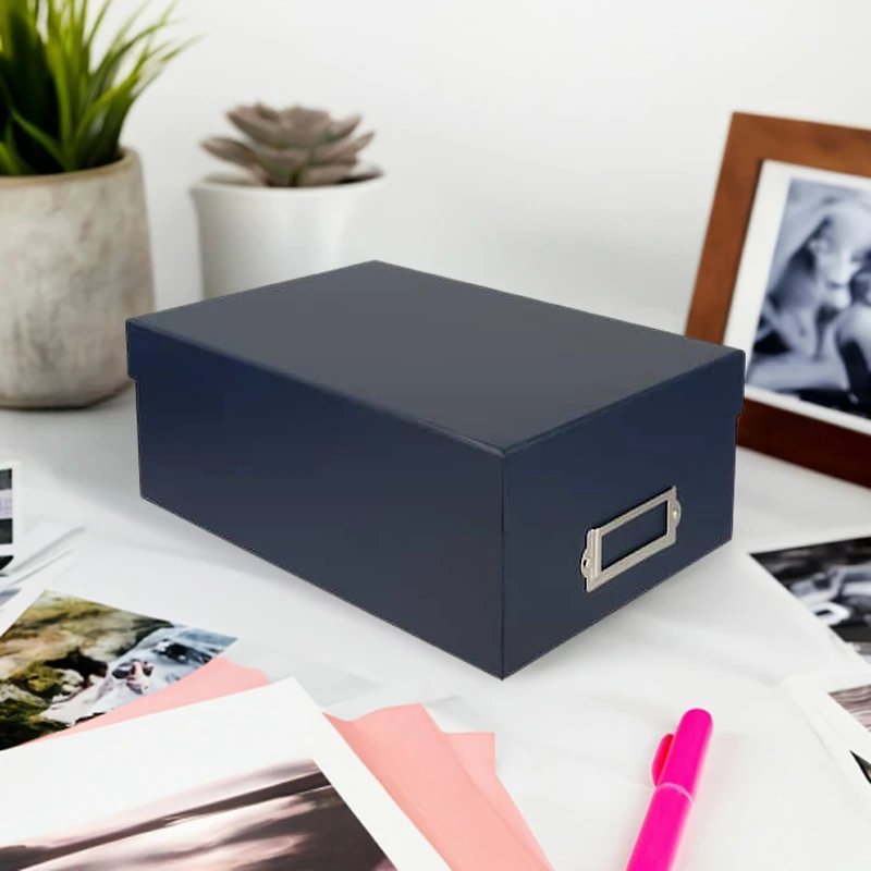Navy Photo Box by Simply Tidy™