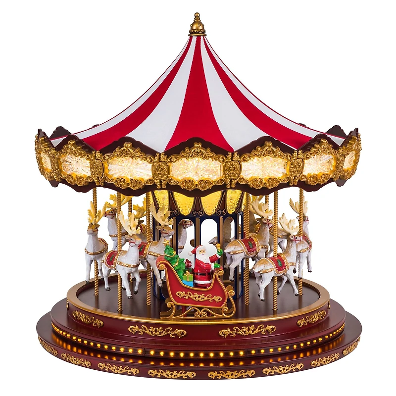 Deluxe LED Christmas Carousel