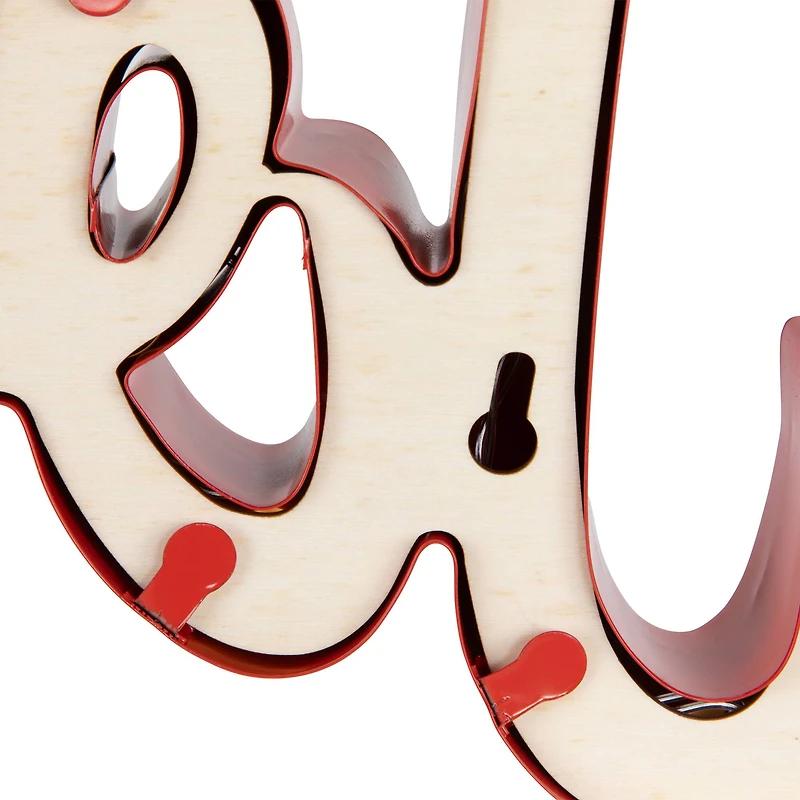 Lighted "Joy" Christmas Decoration - 11.25"