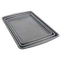 Oster Greystone 3 Piece Carbon Steel Cookie Sheet