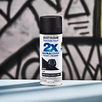 Rust-Oleum® Painter's Touch® 2X Ultra Cover® Flat Black Spray Paint & Primer