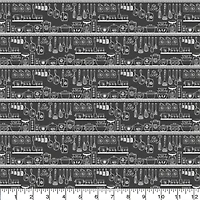 Camelot Fabrics Kitchen Sketch Cotton Fabric