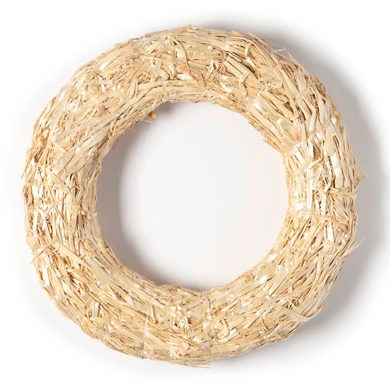 Decorative Straw Wreath by Ashland