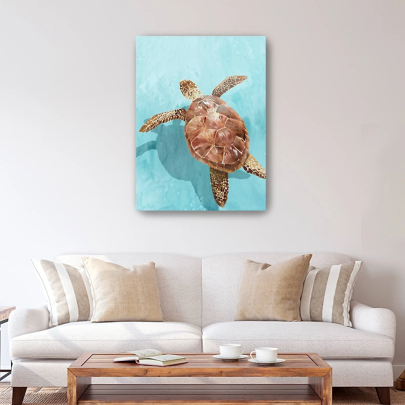 Lumaprints Ocean Deep Turtle II Canvas Giclée