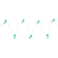 10ct. LED Teal Mermaid Fairy Lights Set
