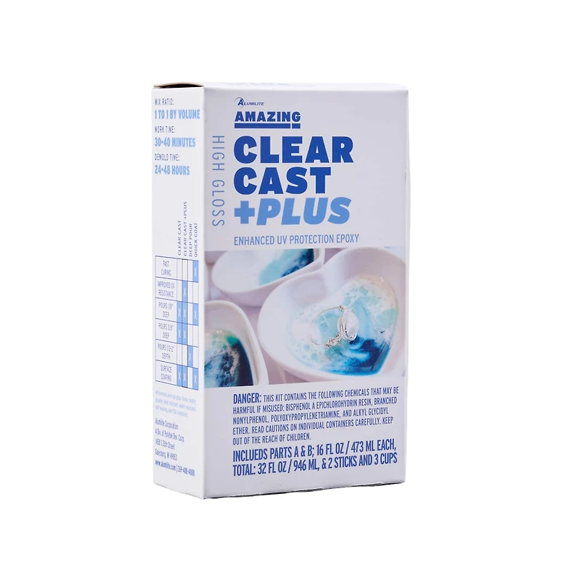 Alumilite™ 32oz. High Gloss Amazing Clear Cast +Plus