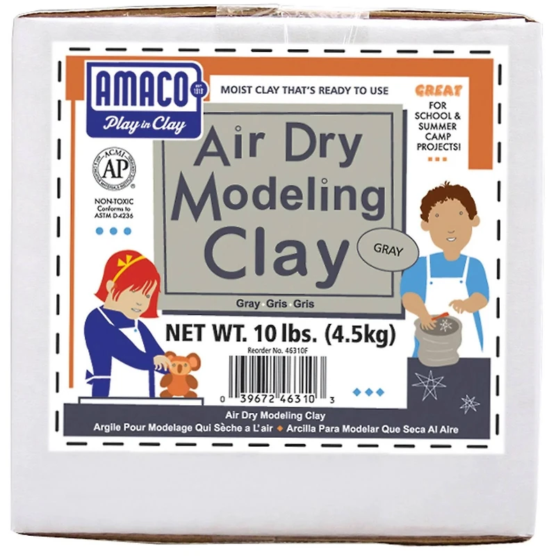 10lb. Amaco Air Dry Modeling Clay