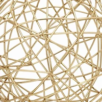 CosmoLiving by Cosmopolitan Gold Metal Contemporary Geometric Sculpture Set