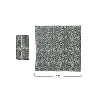 Hello Honey® 18" Natural & Green Botanicals & Gold Foil Napkins, 4ct.