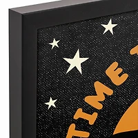 Time to Fly Witches 16" x 16" Black Framed Canvas