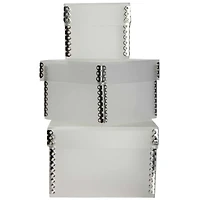 JAM Paper Clear Frost Nesting Box Set
