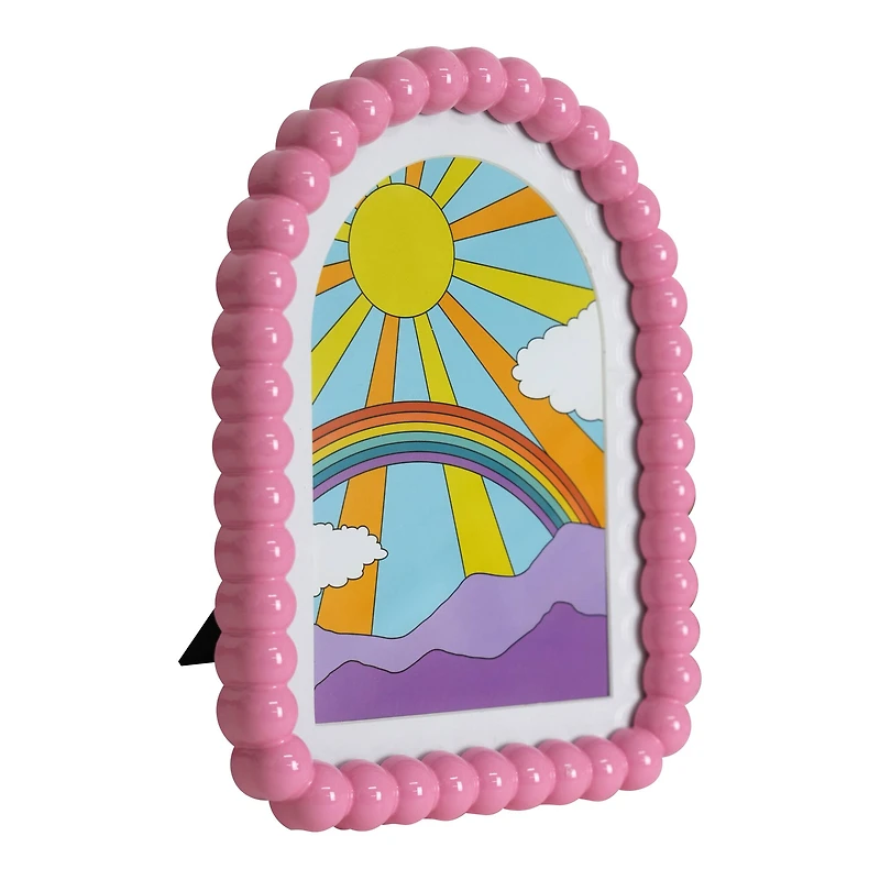 5" x 7" Beaded Arch Retro Frame with Mat by Studio Décor