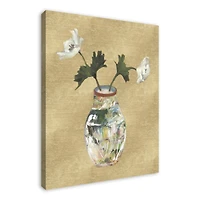 Vase On Gold 30" x 40" Canvas Wall Art
