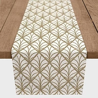 Art Pattern Distress 16" x 72" Outdoor Table Runner