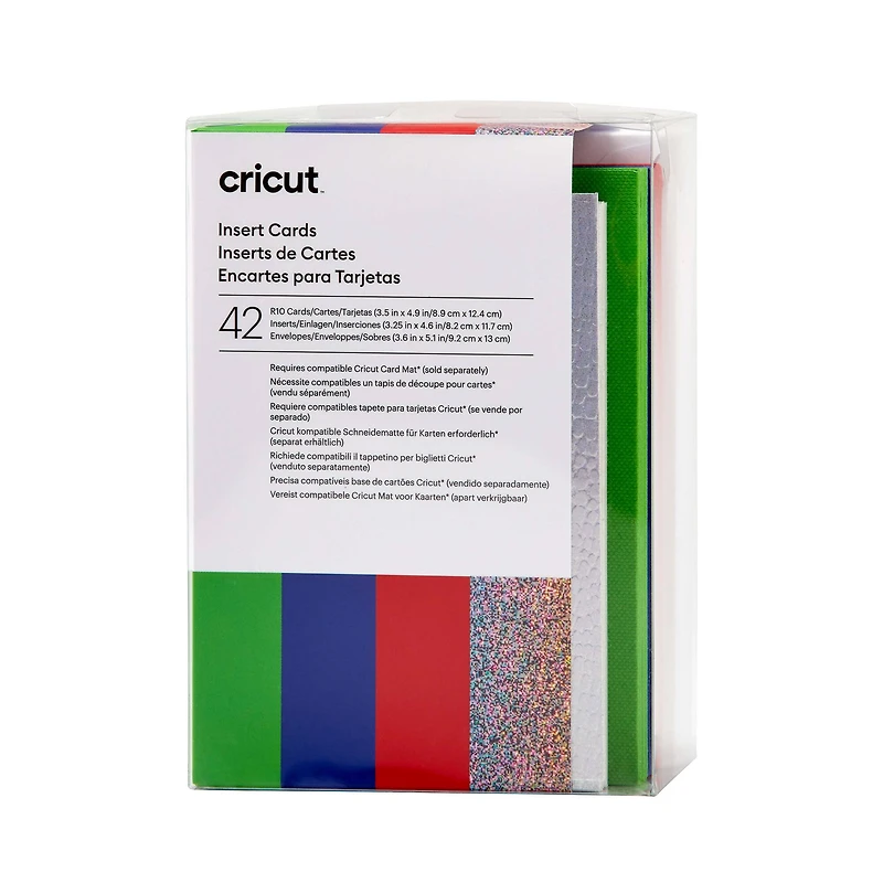 Cricut® R10 Insert Cards, Rainbow Scales Sampler