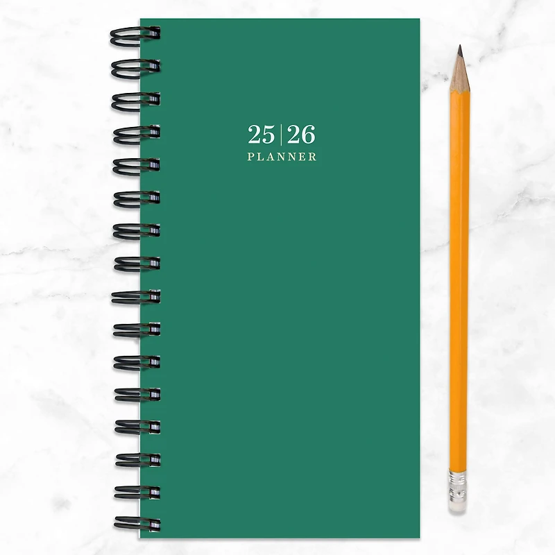 TF Publishing 2025-2026 Grass Green Small Weekly/Monthly Planner