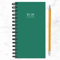 TF Publishing 2025-2026 Grass Green Small Weekly/Monthly Planner