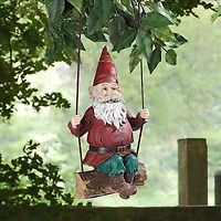 Design Toscano Sammy the Swinging Gnome Statue