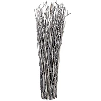20" Gray and White Natural Twig Christmas Decorative Bundle