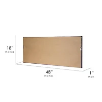 American Art Décor™ 48" NASA Milky Way Galaxy Glossy Lacquer Canvas Art Print Panel