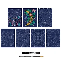 Brea Reese™ 6" x 8" Enchanted Wood Scratch Art Paper Pad