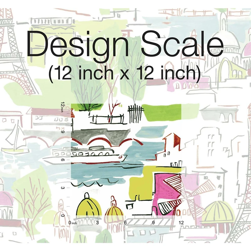 RoomMates Arrondissement Peel & Stick Wallpaper