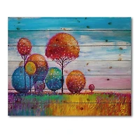 Designart - Colourful Ornamental Trees IX