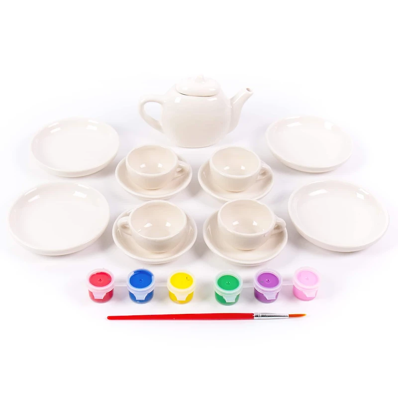 Making in the Moment® Paint Your Own Ceramic Tea Party Set