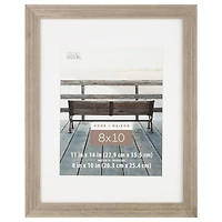 Home 8" x 10" Gray Frame with Mat by Studio Décor®