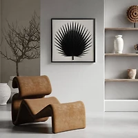 American Art Decor A Faraway Oasis Paper & Linen Wall Art - 24" x 24"