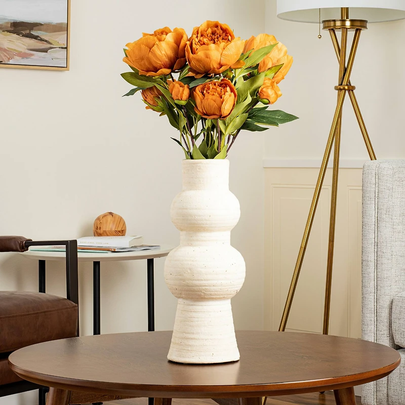 Artificial Coffee Peony Spray