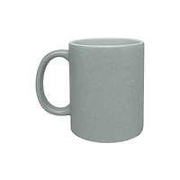 11.8oz. Silver Glitter Ceramic Sublimation Mug by Make Market®