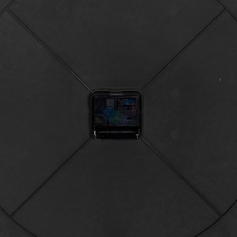 CosmoLiving by Cosmopolitan White Glass Contemporary Wall Clock