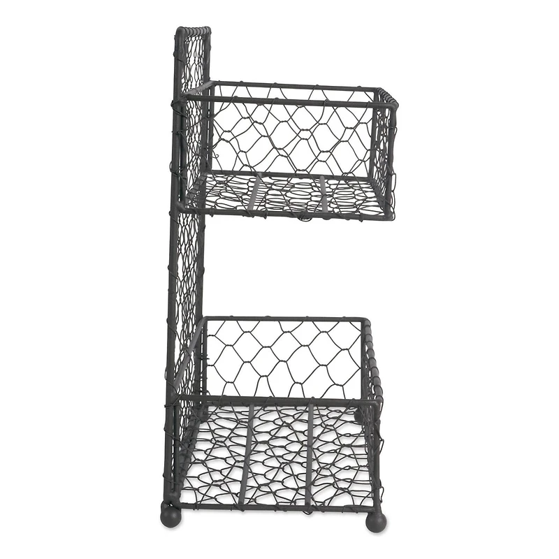 DII® 11" Wide 2 Row Chicken Wire Spice Rack