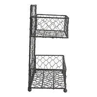 DII® 11" Wide 2 Row Chicken Wire Spice Rack