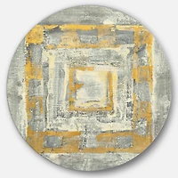 Designart - Gold Glam on Grey Tapestry I