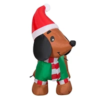 2.5ft. Airblown® Inflatable Christmas Dachshund