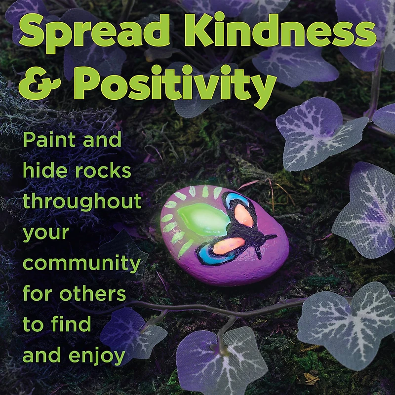 Faber-Castell® Glow in the Dark Rock Painting Kit