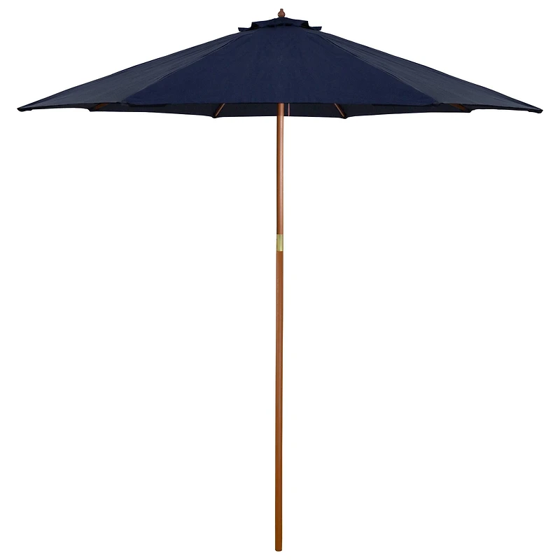 9ft. Outdoor Patio Market Umbrella with Wooden Pole
