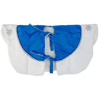 45.5" Blue & White Ford Scalloped Christmas Tree Skirt