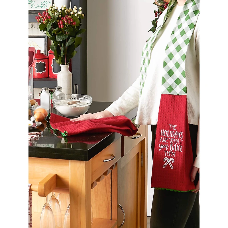 DII® Sweet Christmas Cookie Kitchen Towel Scarf