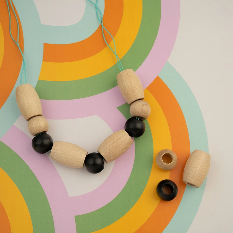20mm Round Wood Beads
