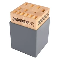 Spice by Tia Mowry Savory Saffron Gray 14 Piece Cutlery Set