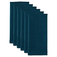 DII® Teal Green Recycled Cotton Waffle Dish Towels, 6ct.