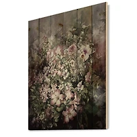 Designart - Retro Drawing of Flowers IV