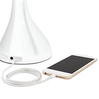 OttLite Creative Curves LED Desk Lamp with USB Port