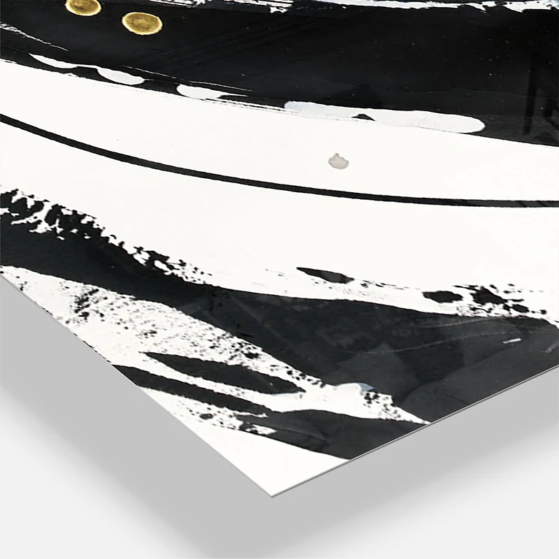 Designart 'Gold Metallic Circle Modern Multipanel Wall Clock