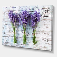 Designart - Fresh Lavender On Wood