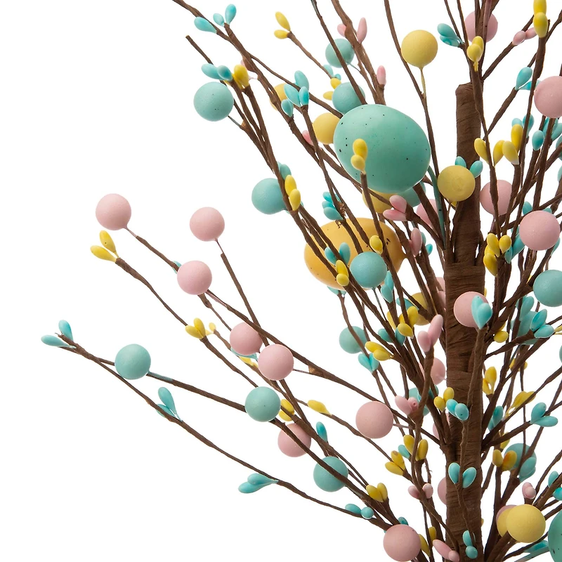 Glitzhome® 18" Easter Eggs Tabletop Tree